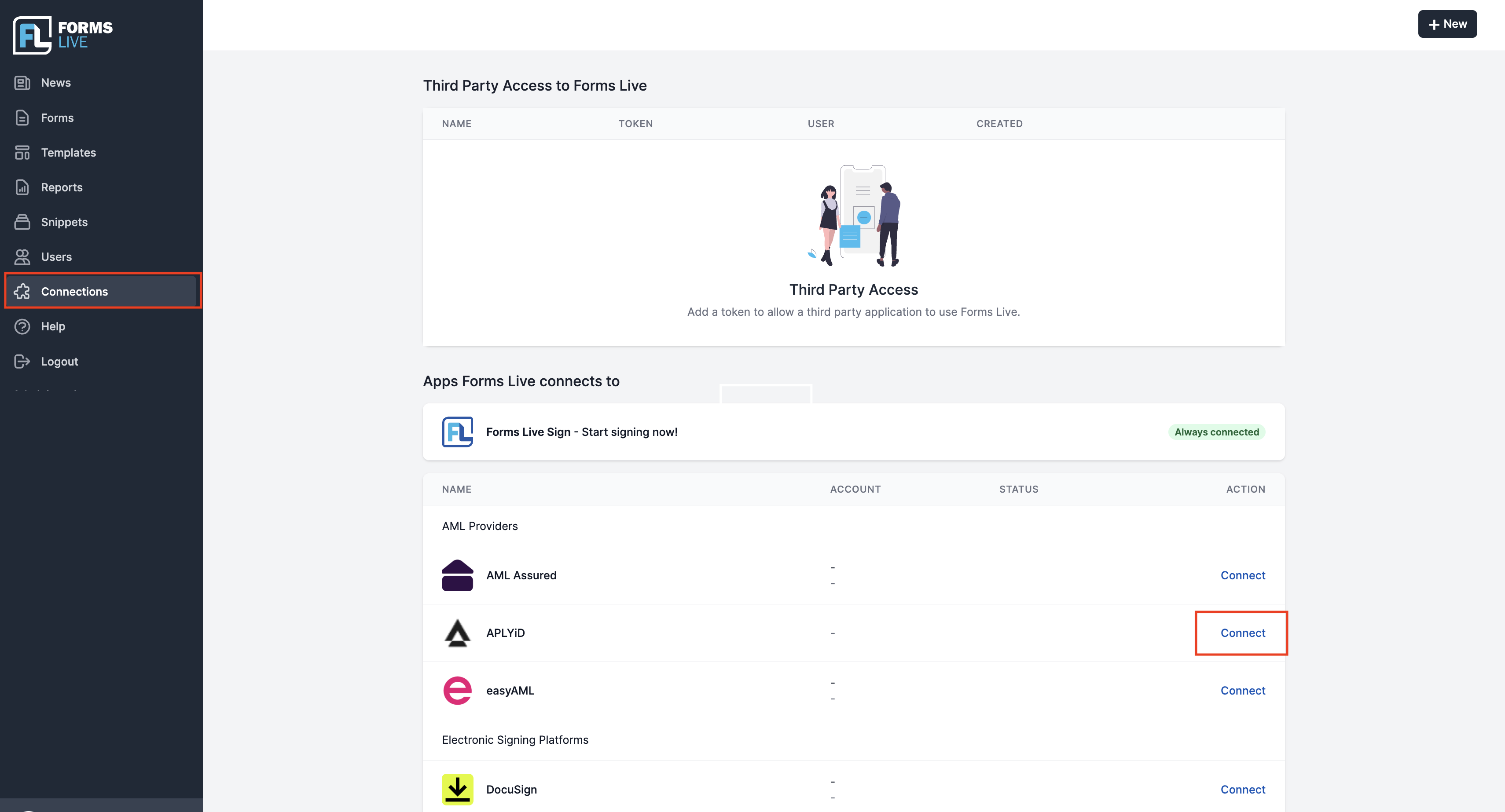 Connect APLYiD