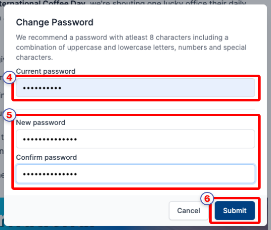 Changing Password logo