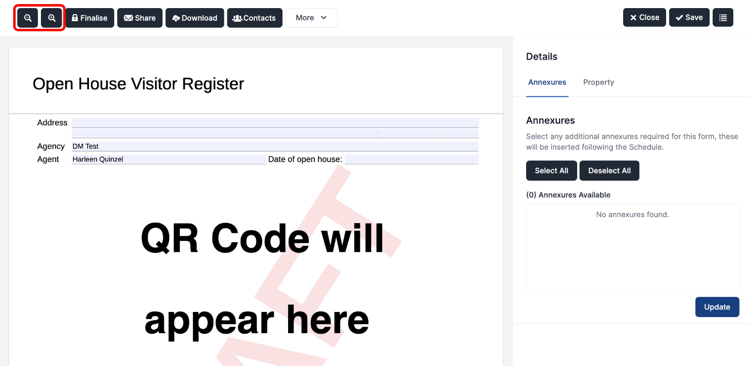 Using Form logo