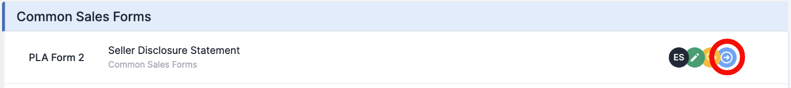 Info request tab